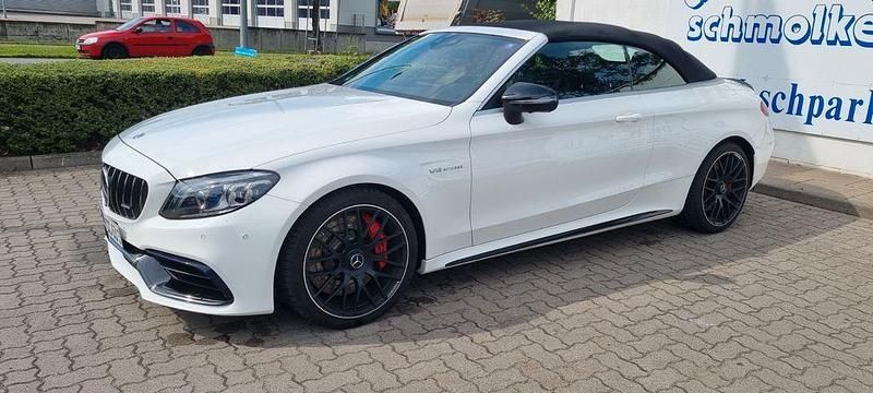 Weiß Gebraucht 2019 Mercedes C63S AMG AMG Cabrio | 66.666 € (Guter Preis) - Bild 1/4