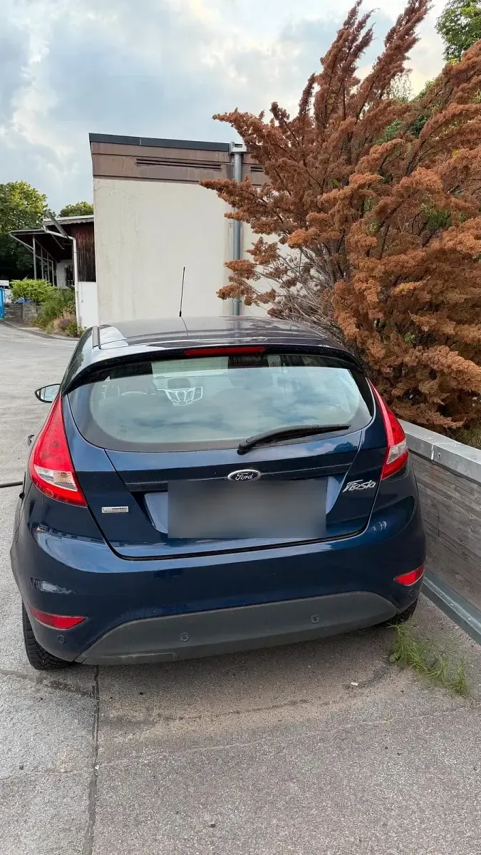 Gebraucht Ford Fiesta 95 PS (69 kW) 2012 Blau Kleinwagen