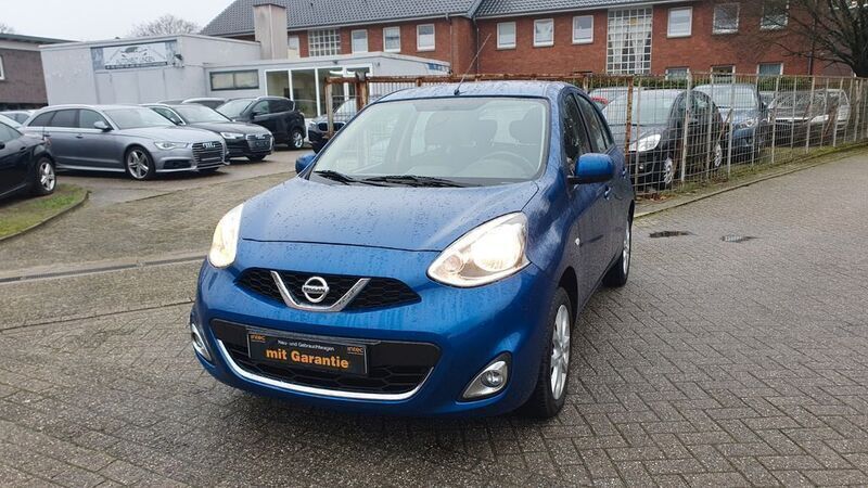Gebraucht Nissan Micra Acenta 80 PS (58 kW) 2015 Blau Kleinwagen