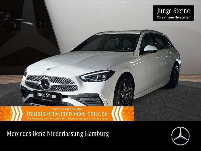 Weiß Gebraucht 2024 Mercedes C300 Advanced Plus Limousine | 42.990 € (Superpreis) - Bild 1/3