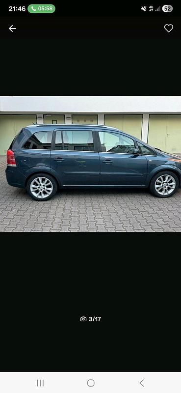 Blau Gebraucht 2006 Opel Zafira Van / Kleinbus | 3.400 € (Teuer) - Bild 1/4