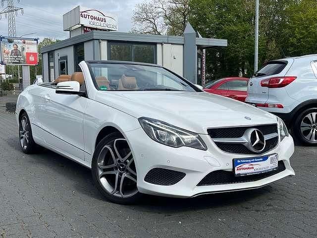 Polarweiss unilack Gebraucht 2013 Mercedes E250 Cabrio | 20.999 € (Teuer) - Bild 1/4