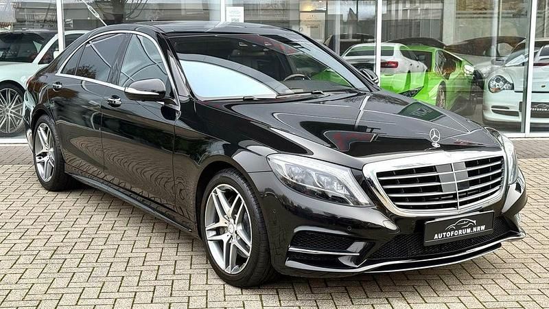 Obsidianschwarz metalliclack Gebraucht 2014 Mercedes S500L Limousine | 41.000 € (Guter Preis) - Bild 1/4