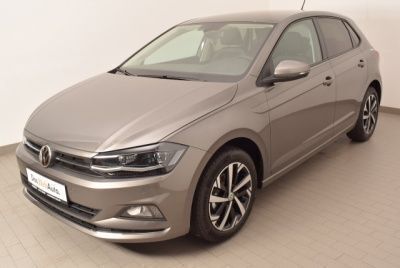 Grau metallic Gebraucht 2019 VW Polo Highline Limousine | 21.986 € (Teuer) - Bild 1/4