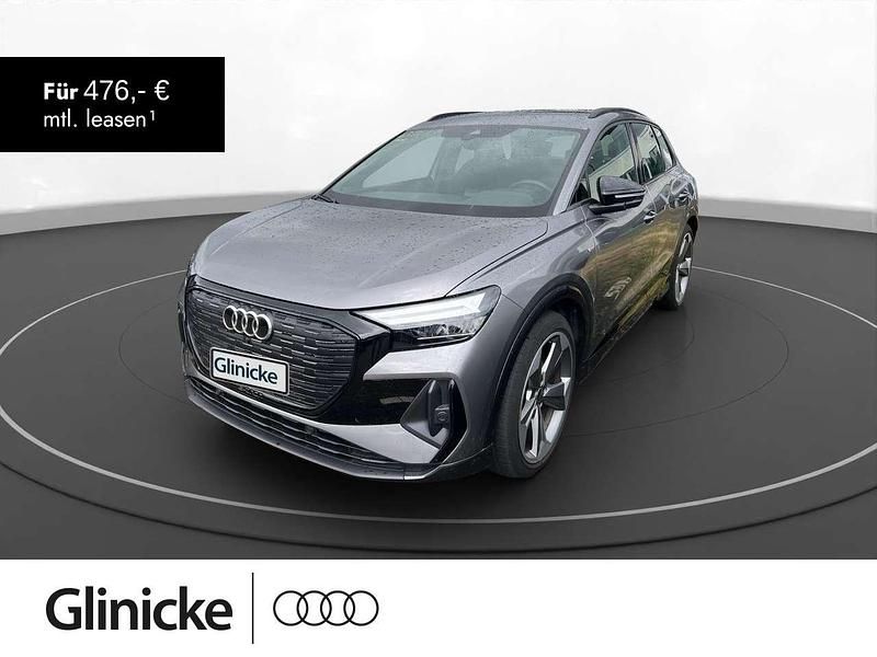 Taifungrau metallic Gebraucht 2022 Audi Q4 e-tron Comfort SUV | 32.480 € - Bild 1/2