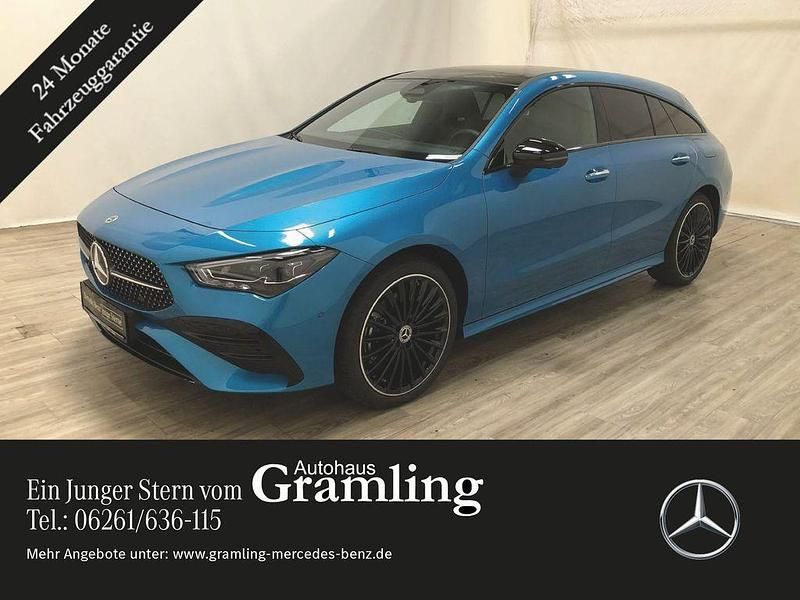 Gebraucht Mercedes CLA250e Shooting Brake AMG 218 PS (160 kW) 2024 Lack hyperblau Kombi