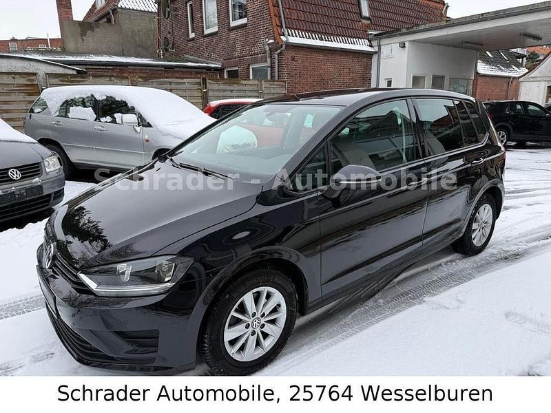 Gebraucht VW Golf Sportsvan Trendline 125 PS (91 kW) 2016 Schwarz Van / Kleinbus