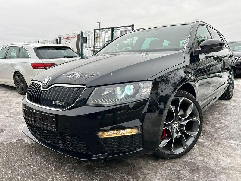Schwarz Gebraucht 2014 Skoda Octavia RS Kombi | 11.490 € (Superpreis) - Bild 1/4