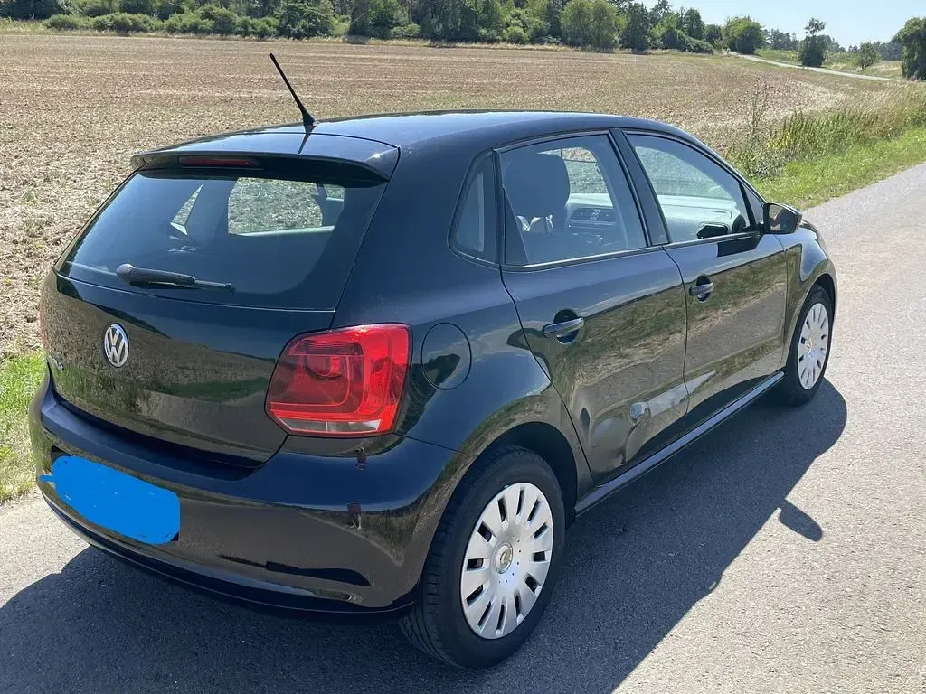Gebraucht VW Polo Trendline 69 PS (50 kW) 2012 Schwarz Kleinwagen