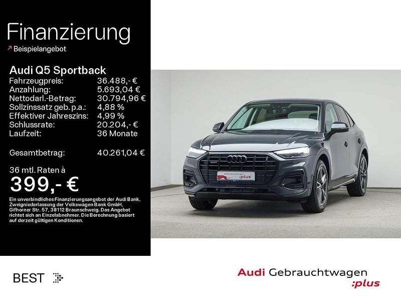 Gebraucht Audi Q5 Advanced Plus 299 PS (219 kW) 2022 Manhattangrau metallic SUV