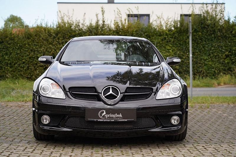 Gebraucht Mercedes SLK55 AMG AMG 360 PS (264 kW) 2004 Obsidianschwarz metallic (197u Cabrio