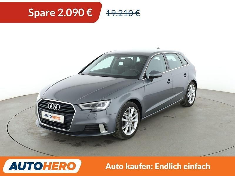 Grau Gebraucht 2017 Audi A3 Sport Limousine | 17.120 € (Fairer Preis) - Bild 1/3