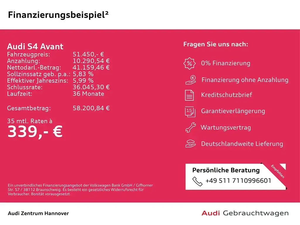 Gebraucht Audi S4 Sport 341 PS (250 kW) 2024 Grün Kombi