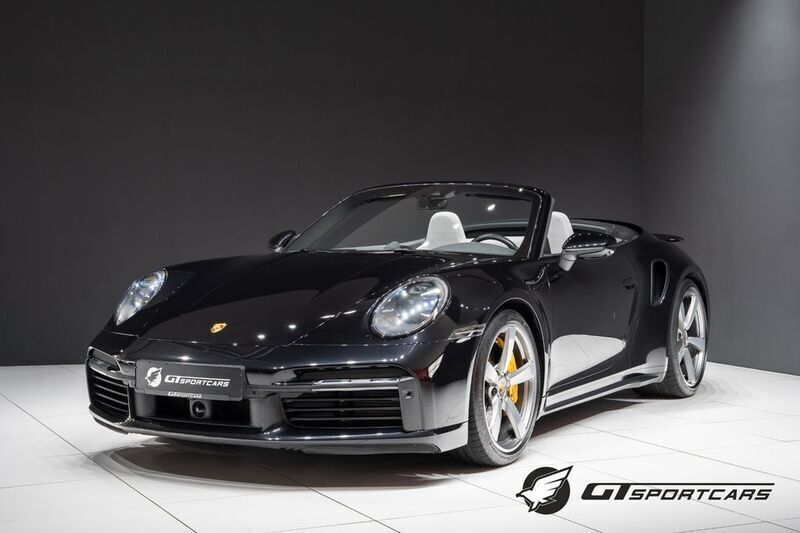 Tiefschwarzmetallic Gebraucht 2021 Porsche 992 Cabrio | 202.900 € - Bild 1/4