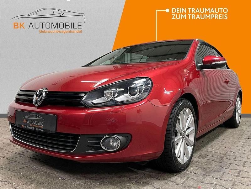 Rot Gebraucht 2012 VW Golf Cabriolet Sport Cabrio | 12.900 € (Fairer Preis) - Bild 1/4