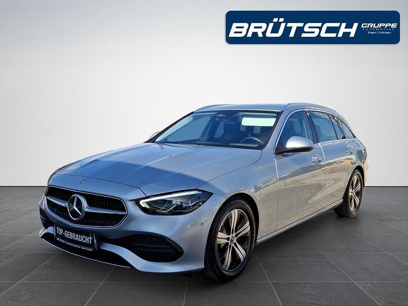 Hightechsilber metallic Gebraucht 2022 Mercedes C180 Avantgarde Kombi | 28.480 € (Etwas zu teuer) - Bild 1/2