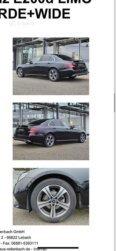 Gebraucht Mercedes E200 160 PS (117 kW) 2019 Schwarz Limousine