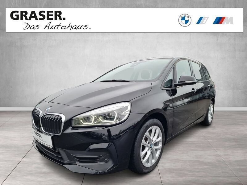 Schwarz Gebraucht 2021 BMW 218 Gran Tourer Advantage Van / Kleinbus | 18.900 € (Guter Preis) - Bild 1/4