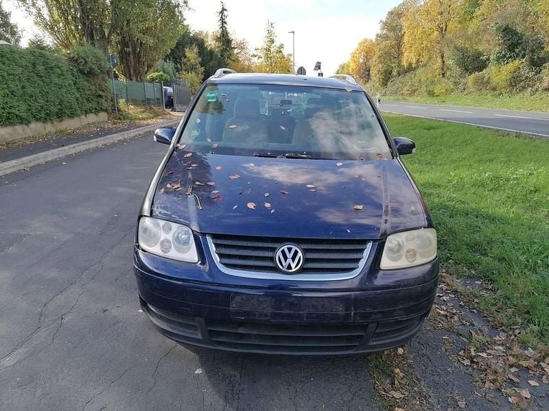 Indigoblau perleffekt Gebraucht 2006 VW Touran Highline Van / Kleinbus | 1.990 € (Superpreis) - Bild 1/4