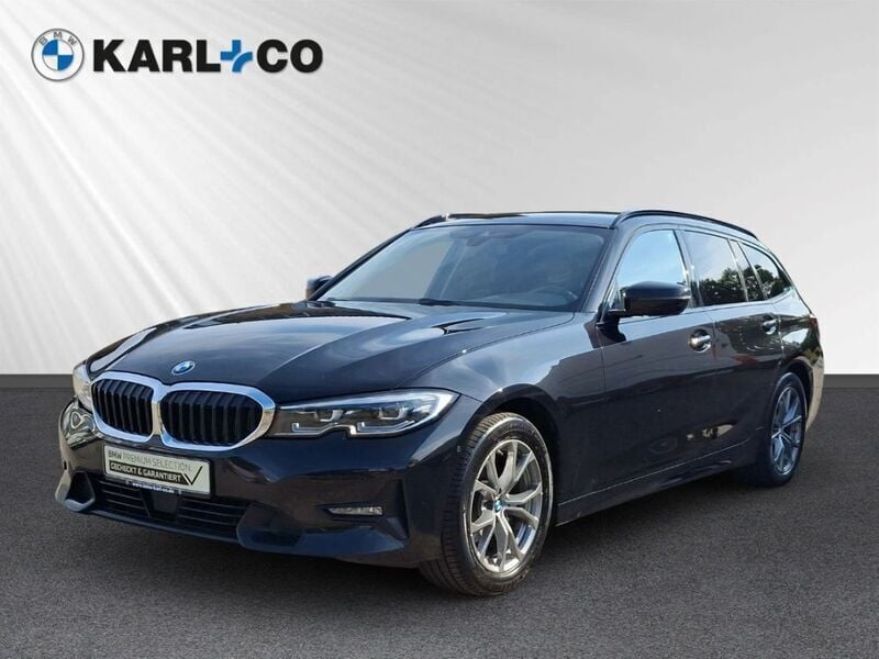 Schwarz Gebraucht 2022 BMW 318 Shadowline Kombi | 23.498 € (Fairer Preis) - Bild 1/4