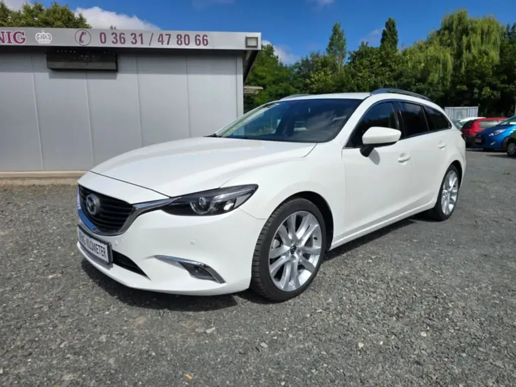 Gebraucht Mazda 6 Sports-Line 175 PS (128 kW) 2015 Weiß Kombi