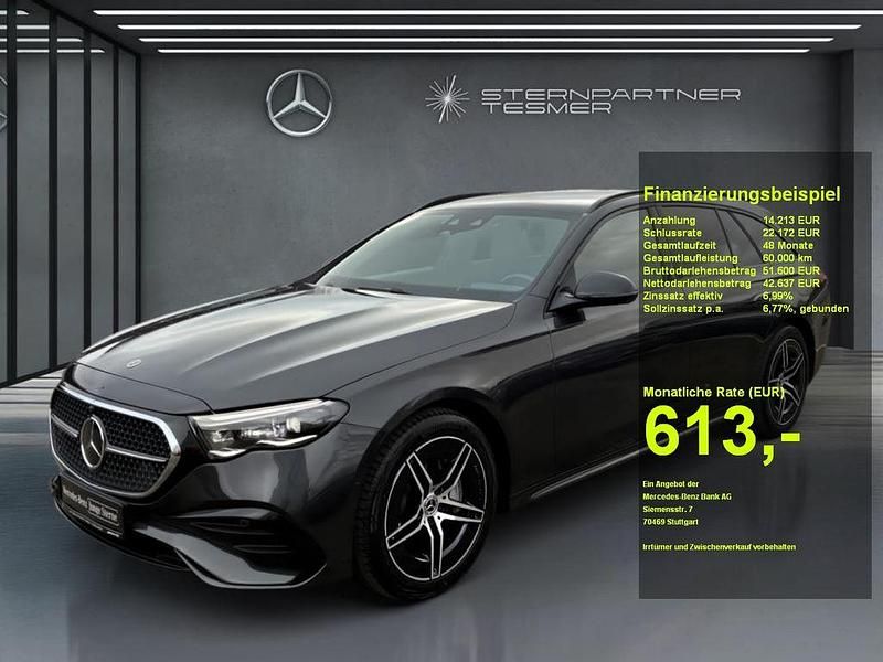 Grau Gebraucht 2024 Mercedes E300 AMG Limousine | 56.750 € (Teuer) - Bild 1/3