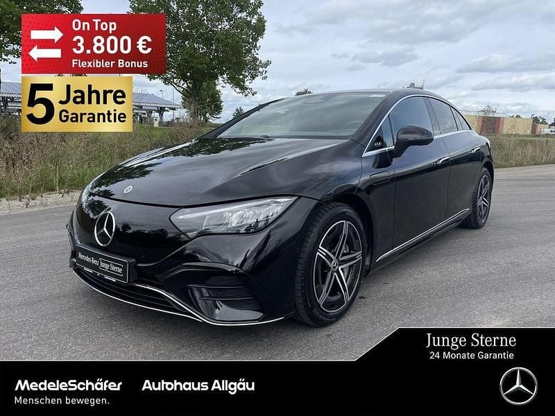 Lack obsidianschwarz Gebraucht 2024 Mercedes EQE350 AMG Limousine | 50.960 € (Guter Preis) - Bild 1/4
