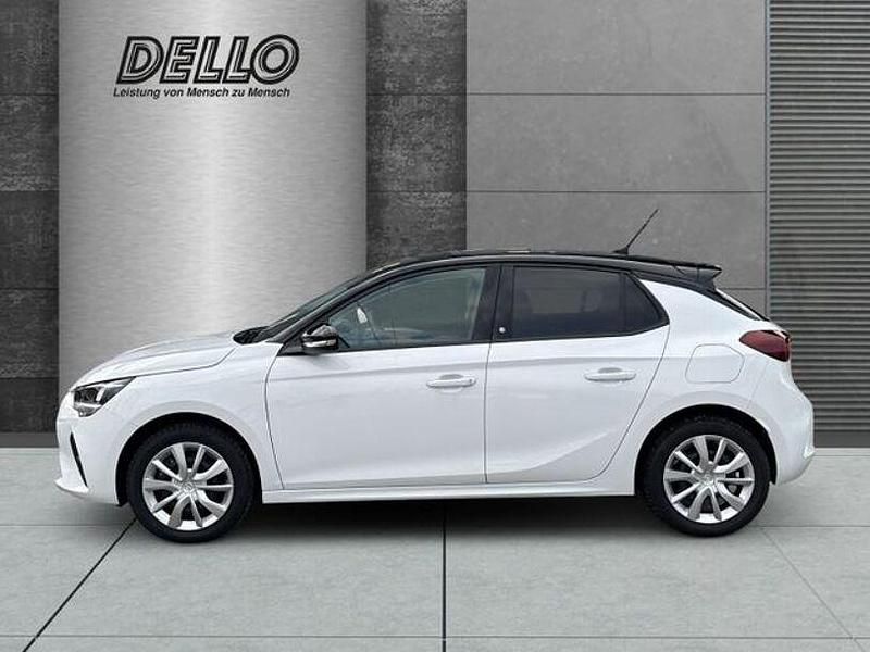Gebraucht Opel Corsa-e Edition 100 kW (136 PS) 2022 Jade weiss/arktis weiss Kleinwagen