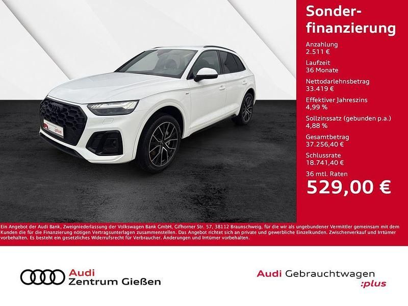 Weiß Gebraucht 2021 Audi Q5 S-Line SUV | 35.930 € (Fairer Preis) - Bild 1/4