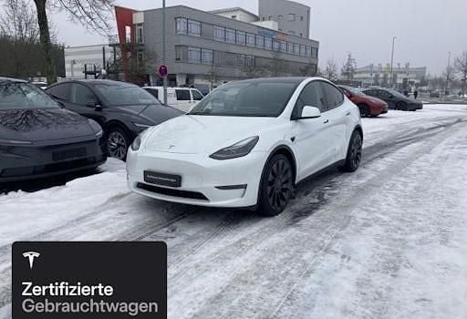 Weiß Gebraucht 2022 Tesla Model Y Performance SUV | 35.600 € (Guter Preis) - Bild 1/4