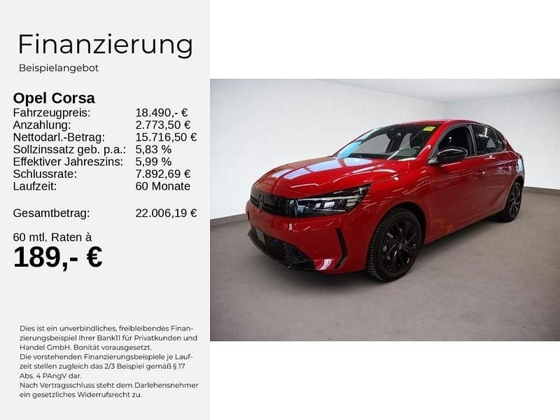Occasion Opel Corsa 110 ch (80 kW) 2025 Rouge Citadine