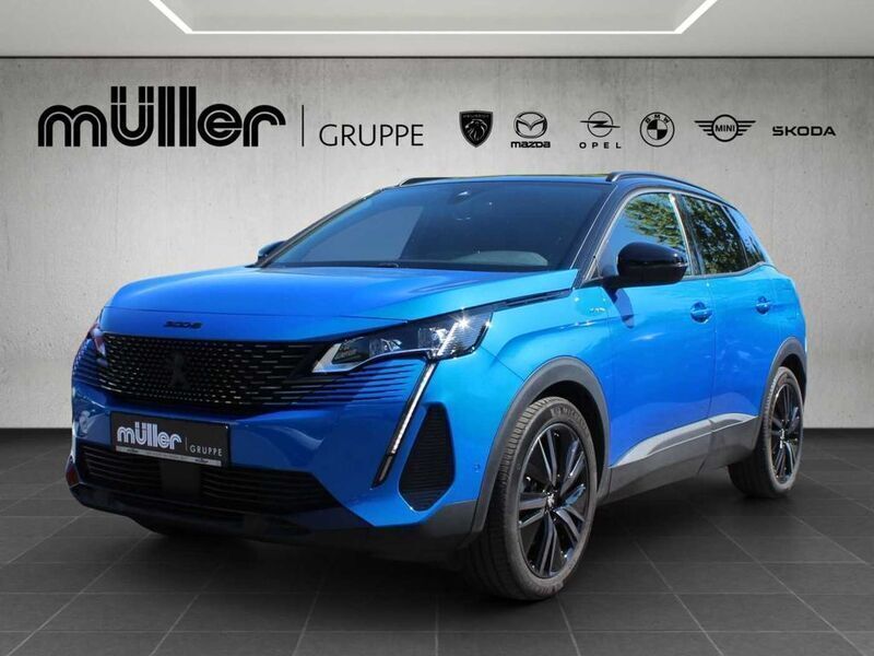Vertigoblau metallic Gebraucht 2022 Peugeot 3008 GT SUV | 27.990 € (Fairer Preis) - Bild 1/4
