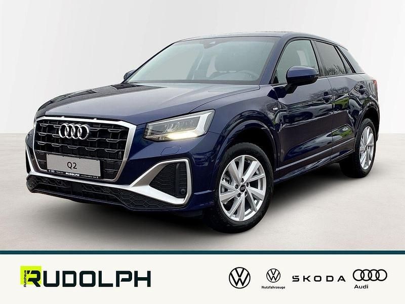 Neu Audi Q2 S-Line 150 PS (110 kW) 2025 Navarrablau metallic SUV