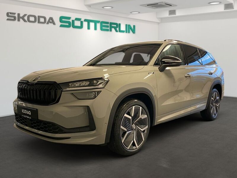 Grau Gebraucht 2024 Skoda Kodiaq SportLine SUV | 56.809 € - Bild 1/4