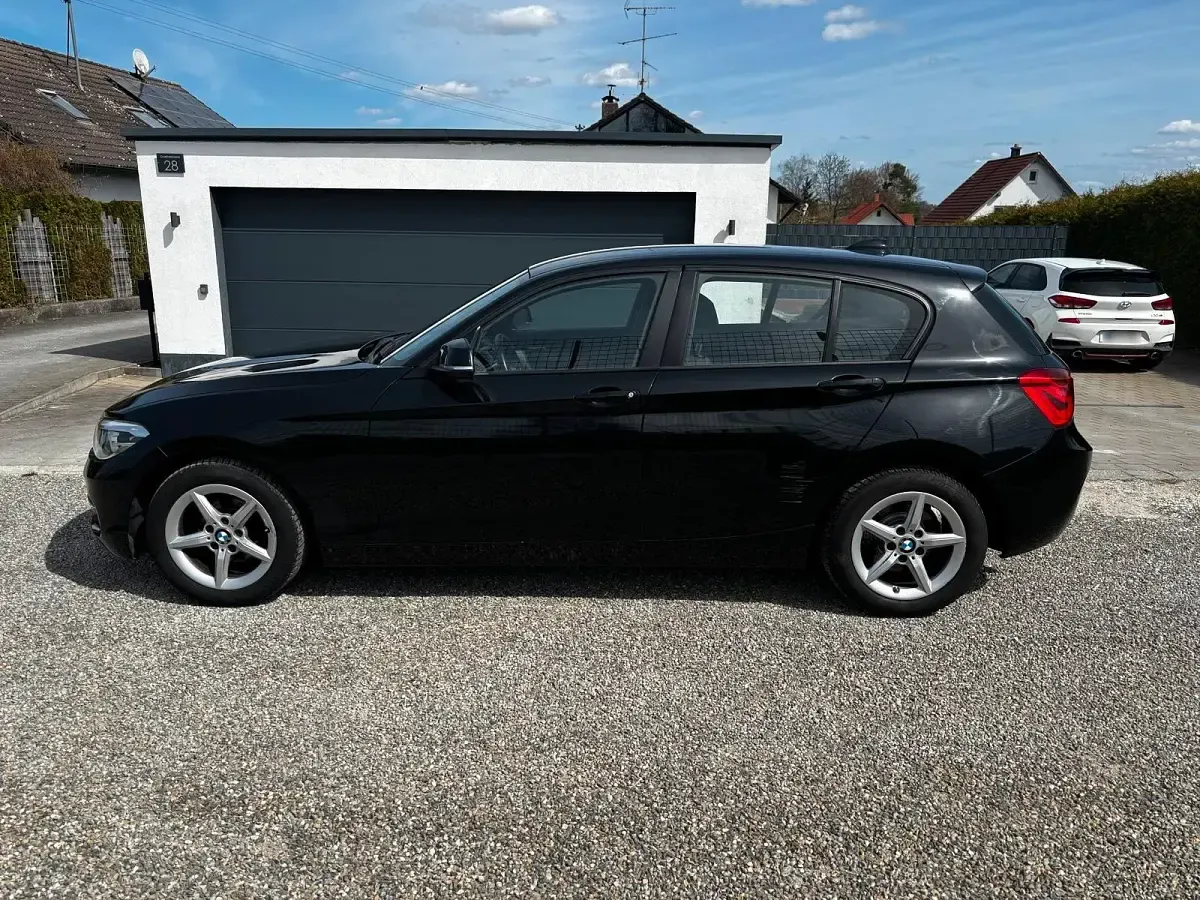 Gebraucht BMW 116 109 PS (80 kW) 2015 Schwarz Kleinwagen