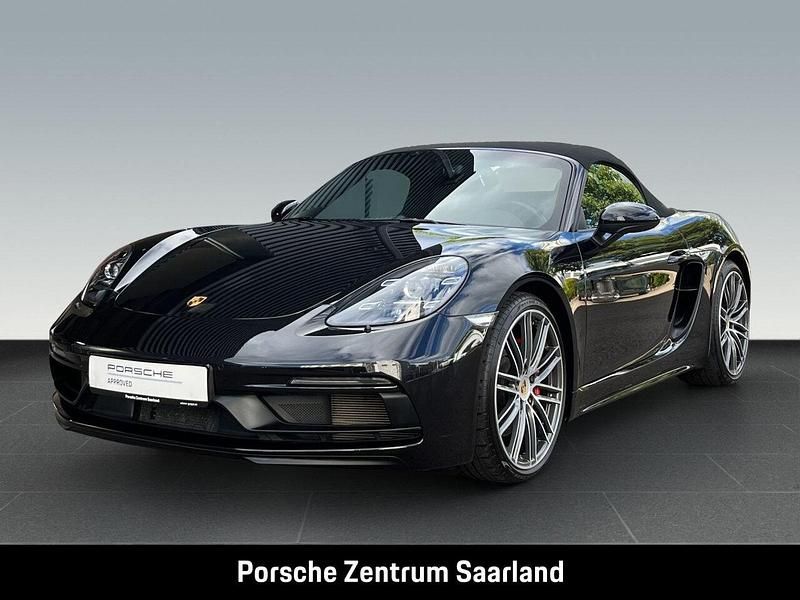 Tiefschwarzmetallic (metallic) Gebraucht 2024 Porsche Boxster Cabrio | 89.850 € (Superpreis) - Bild 1/4