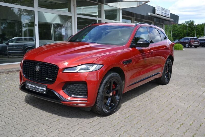 Rot Gebraucht 2021 Jaguar F-Pace R-Dynamic SUV | 32.980 € (Etwas zu teuer) - Bild 1/4