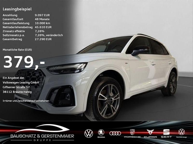Gletscherweiß metallic Gebraucht 2022 Audi Q5 Ambiente SUV | 45.610 € (Teuer) - Bild 1/4