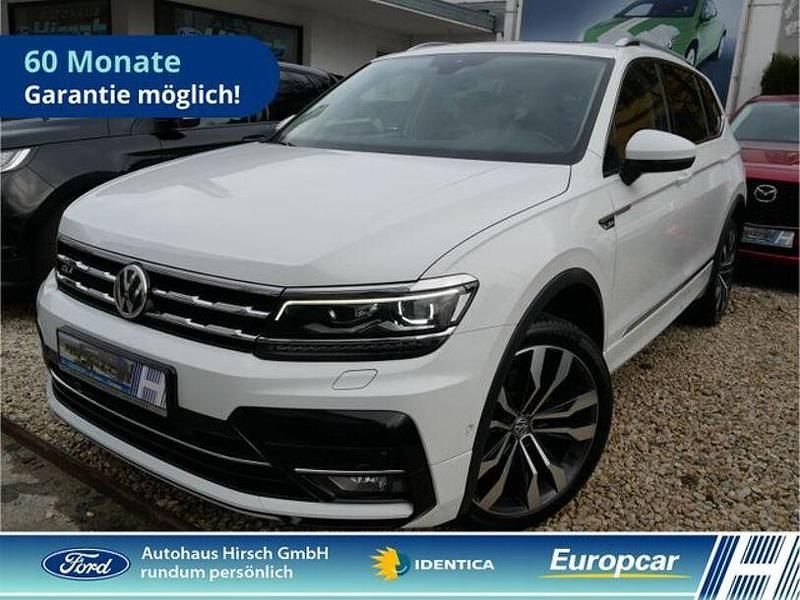 Pure white Gebraucht 2019 VW Tiguan Allspace Highline SUV | 28.500 € (Fairer Preis) - Bild 1/4