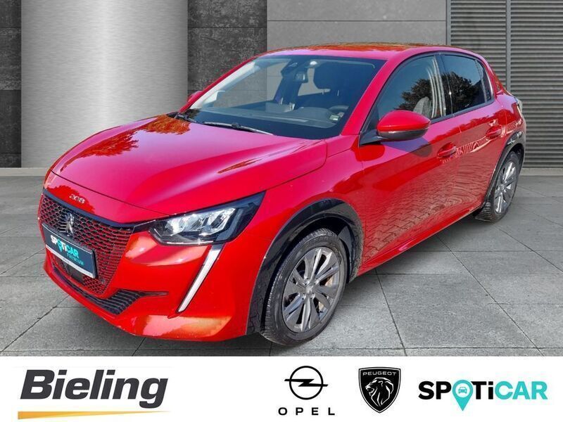 Rot Gebraucht 2021 Peugeot e-208 Allure Kleinwagen | 17.490 € (Fairer Preis) - Bild 1/4