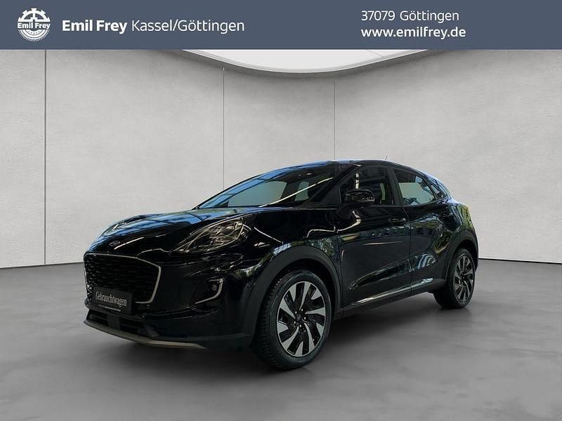 Agate black metallic Gebraucht 2023 Ford Puma Titanium SUV | 17.610 € (Superpreis) - Bild 1/4