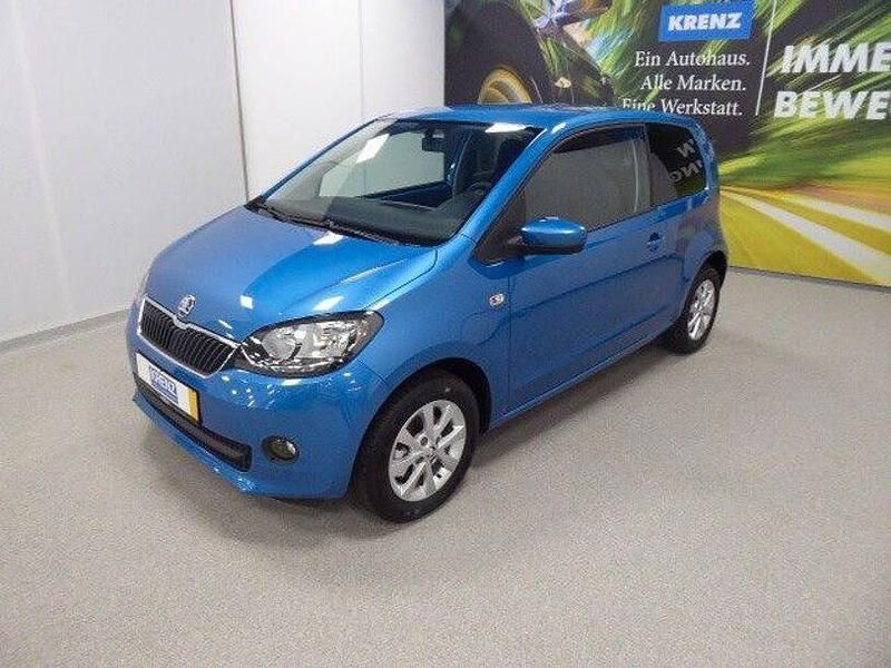 Crystal blau metallic (metallic) Gebraucht 2018 Skoda Citigo Style Kleinwagen | 8.990 € (Teuer) - Bild 1/3