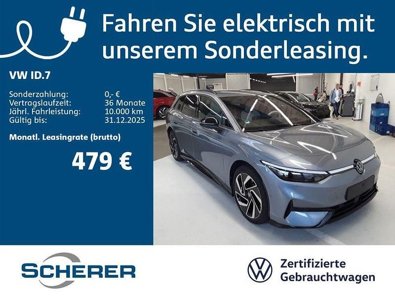 Stonewashed blue metallic (metallic) Gebraucht 2024 VW ID.7 Pro Limousine | 47.880 € (Teuer) - Bild 1/4