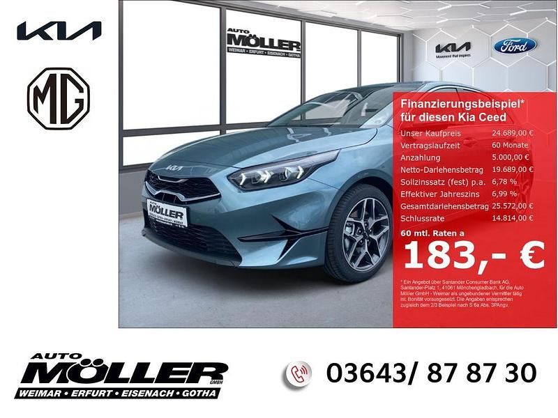 Neu Kia Ceed Style 101 PS (74 kW) 2025 Grau Kleinwagen