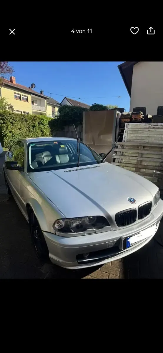 Usata BMW 320 170 CV (125 kW) 2003 Argento Coupé
