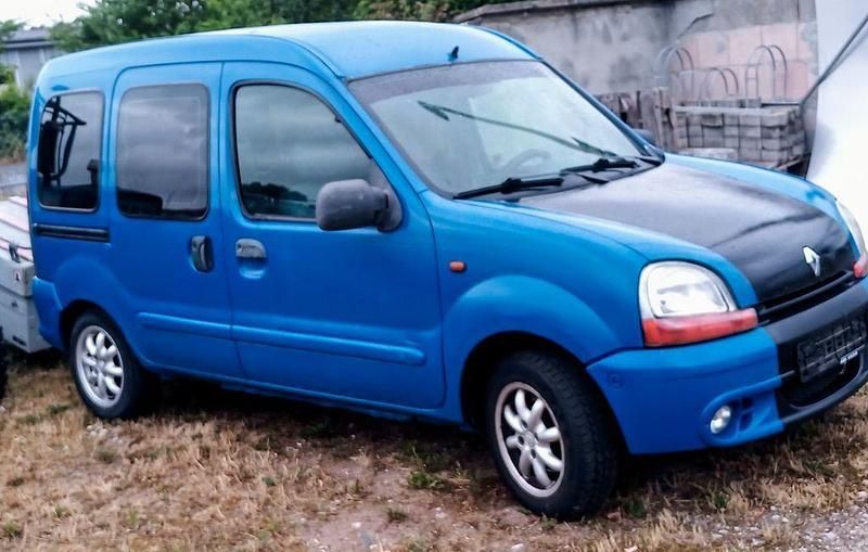 Blau Gebraucht 1999 Renault Kangoo Basis Van / Kleinbus | 630 € (Guter Preis) - Bild 1/4