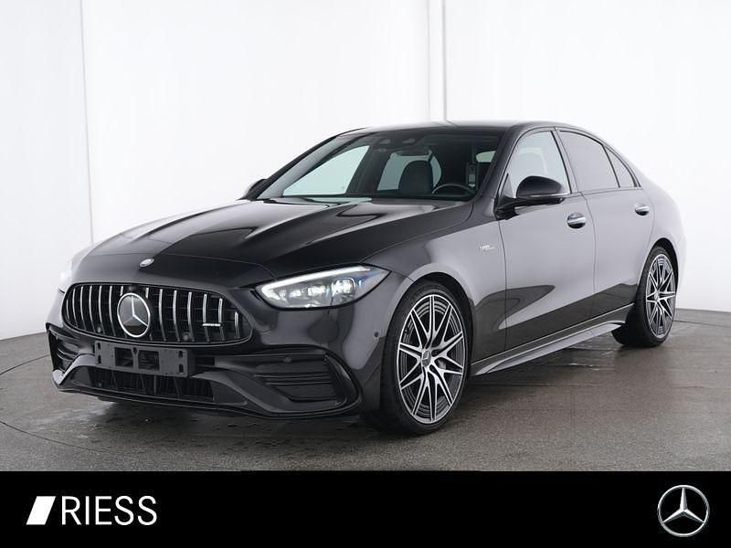 Metalliclack obsidianschwarz Gebraucht 2024 Mercedes C43 AMG AMG Limousine | 56.740 € (Guter Preis) - Bild 1/4