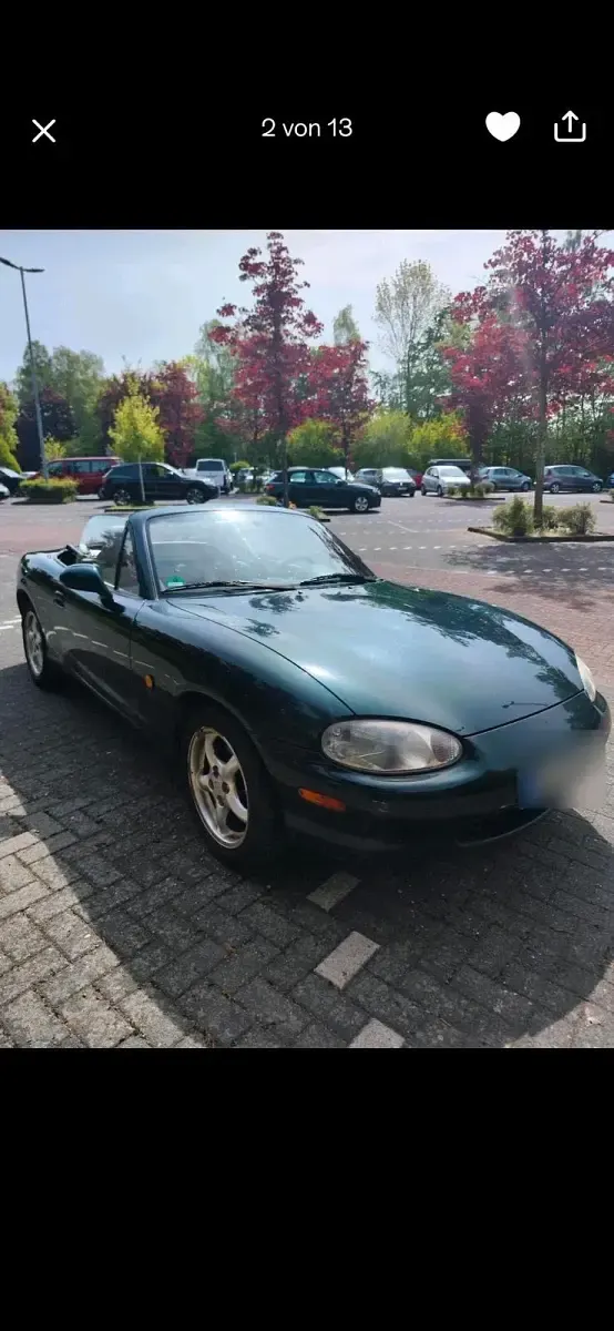 Gebraucht Mazda MX5 146 PS (107 kW) 2000 Grün Cabrio