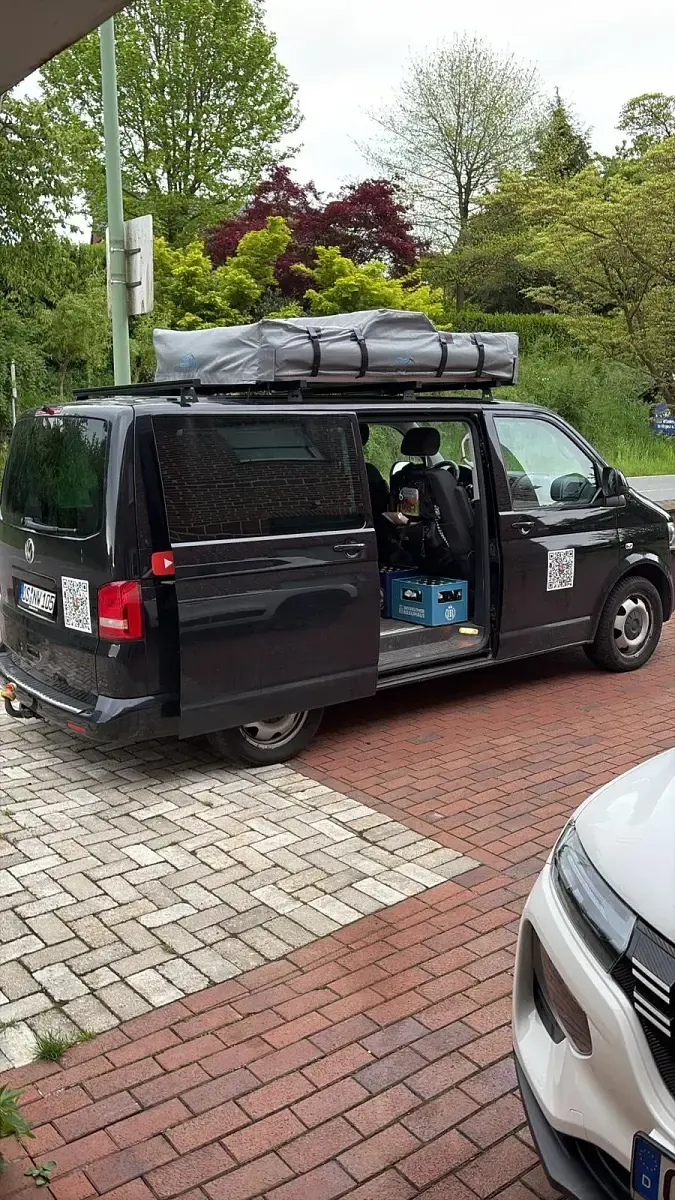 Gebraucht VW Multivan 184 PS (135 kW) 2010 Schwarz Van / Kleinbus