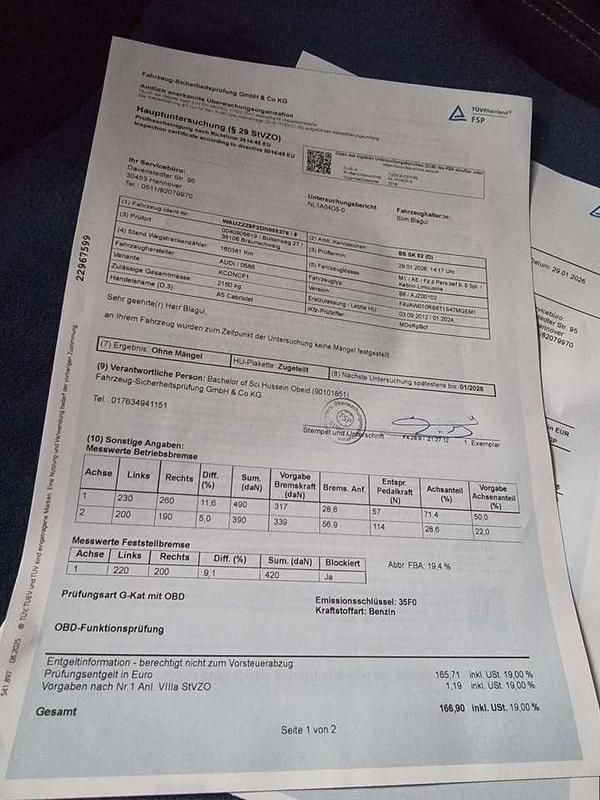 Gebraucht Audi A5 Cabriolet S-Line 211 PS (155 kW) 2012 Cabrio